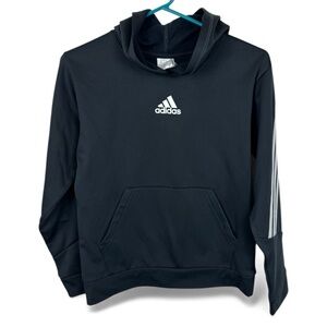 Kids adidas hoodie 10-12 size M Black White
